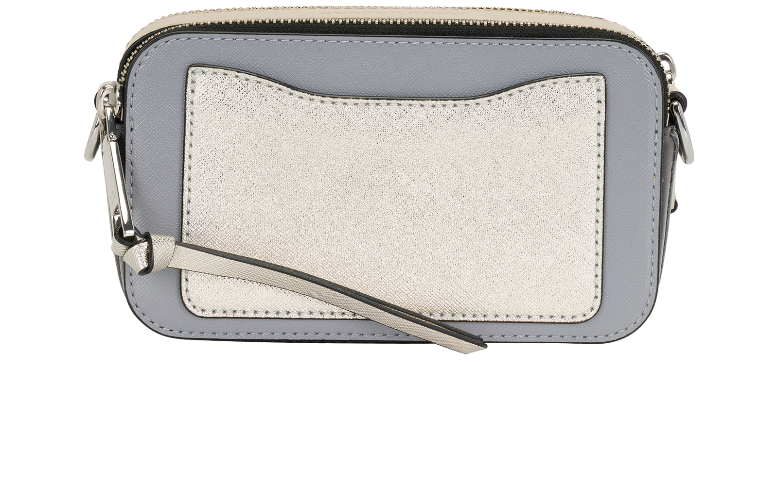 The Snapshot, &pound;180, Handbags, Silver, Leather, Back view